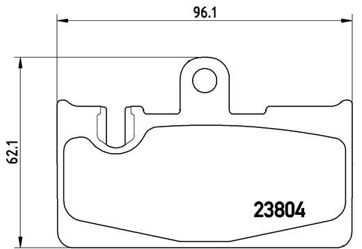 A.B.S. P 83 059 BREMBO Bremsbelagsatz, Scheibenbremse